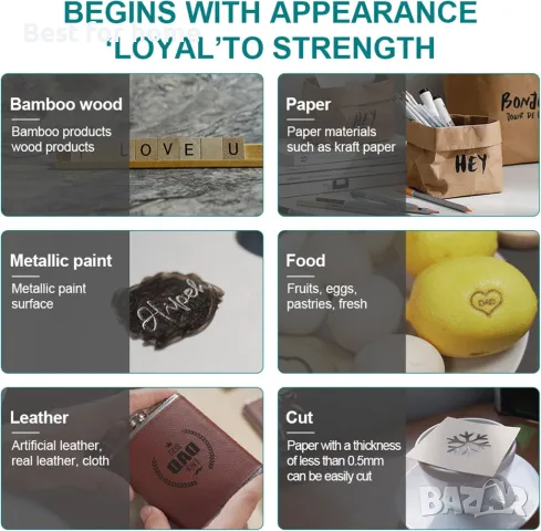 Bisofice K6 Mini 3000mW машина за лазерно гравиране, снимка 8 - Инструменти за гравиране - 49043088