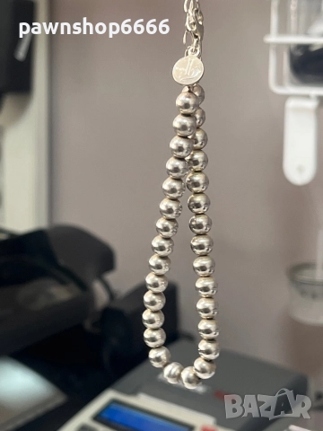 Сребърна гривна 925 ИТАЛИЯ, снимка 2 - Гривни - 51664140