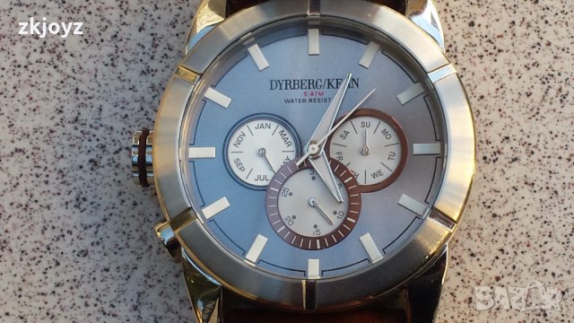 НОВ  МЪЖКИ ЧАСОВНИК DYRBERG KERN / WATER RESISTANT