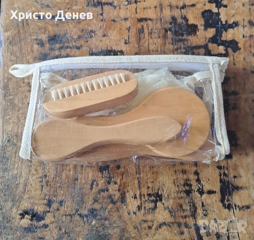 дамски козметичен еко дървен комплект, снимка 2 - Други - 53018607
