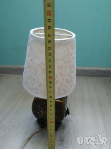 стара настолна лампа арт нуво, снимка 5 - Настолни лампи - 39117496