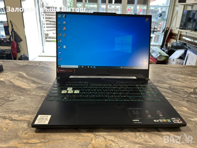 Лаптоп Asus TUF Gaming A15 AMD Ryzen 7 6800HS Nvidia GeForce RTX 2050 32Gb RAM, снимка 1