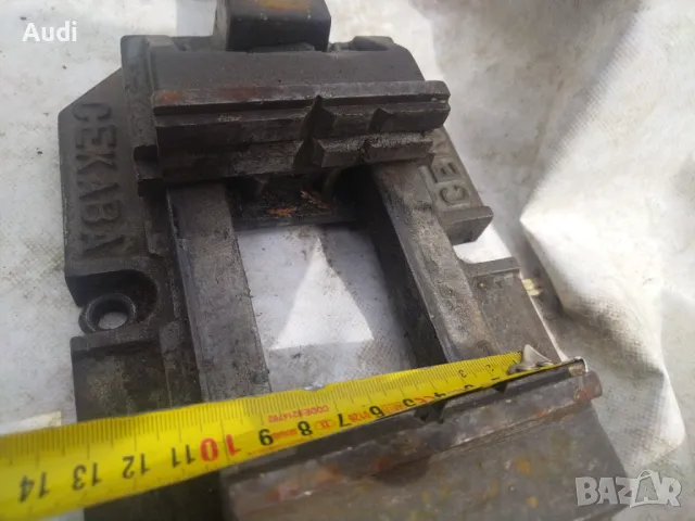 Голямо професионално шлосерско менгеме CEKABА Размери на челюстта Захват max. 100mm, снимка 4 - Менгемета - 49940231