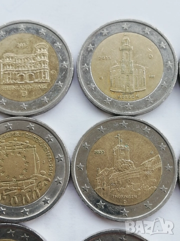 14 юбилейни монети от 2 евро, снимка 4 - Нумизматика и бонистика - 49716189