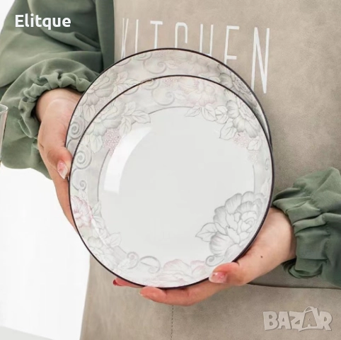 Керамична чиния 8"