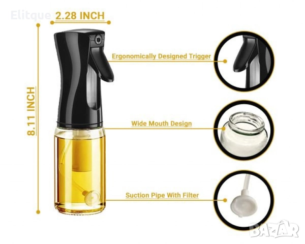 Бутилка – диспенсър за олио или оцет / Цвета е според нал. в склада, снимка 4 - Други - 52905533