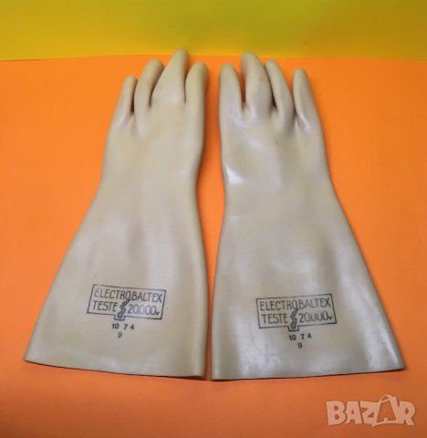 Диелектрични ръкавици за работа под напрежение 20.000 V Elecrobaltex