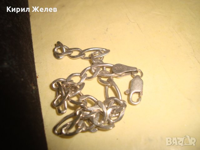 СРЕБЪРНА КЛАСИЧЕСКА ГРИВНА СРЕБРО 925 КАРТИЕ ПЛЕТКА 25618, снимка 4 - Гривни - 35702608