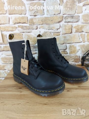 Дамски ботуши от гладка кожа DR MARTENS 42 номер, снимка 4 - Дамски ботуши - 36078092
