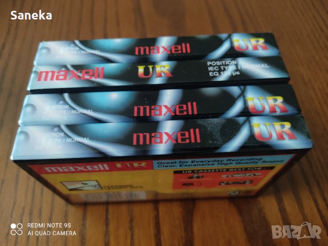 MAXELL UR 60,90, снимка 3 - Аудио касети - 42712534