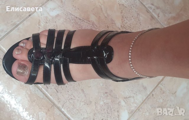 Дамски сандали на ток , снимка 4 - Дамски обувки на ток - 33813624