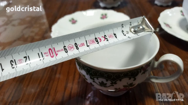 стар немски порцелан чаши за чай кафе захарница латиера , снимка 7 - Антикварни и старинни предмети - 16062936