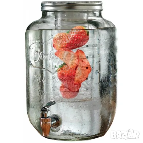 Стъклен винтидж буркан с канелка за напитки + подарък - две неща на цената на едното, снимка 2 - Други - 50267020