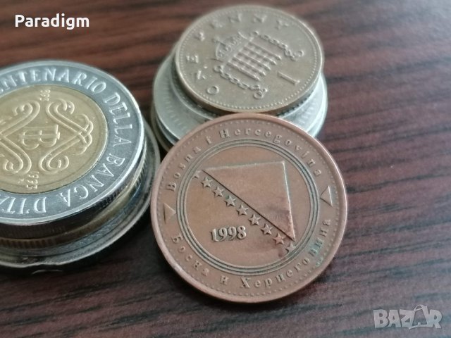 Mонета - Босна и Херцеговина - 50 фенинга | 1998г., снимка 2 - Нумизматика и бонистика - 35693776