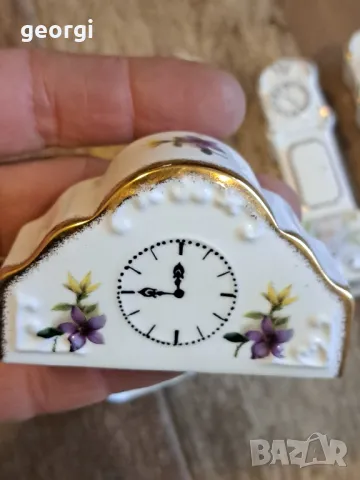 колекция мини порцеланови часовници, снимка 6 - Антикварни и старинни предмети - 48204414