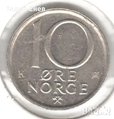 Norway-10 Øre-1981-KM# 416-Olav V, снимка 1
