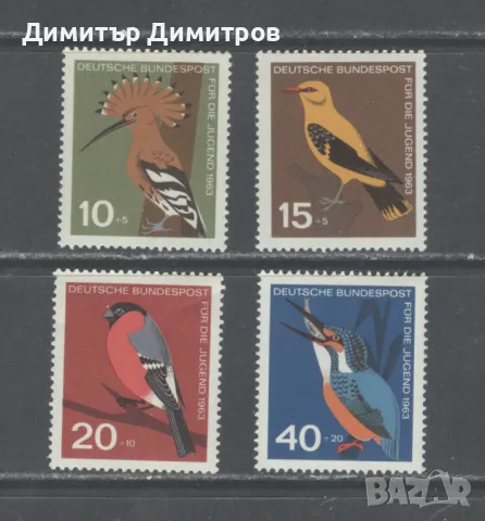 Германия 1963г - Мi 401/04 комплектна серия чиста, снимка 1