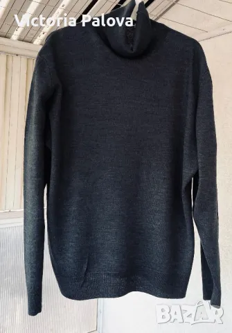 Поло ORIGINAL WEAR Италия, цвят графит, снимка 2 - Блузи - 49238631