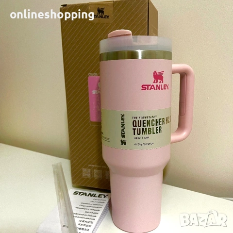 **НОВА** термо чаша Stanley Quencher H2.0 FlowState Tumbler 40oz/1.18L , снимка 2 - Други стоки за дома - 53023859