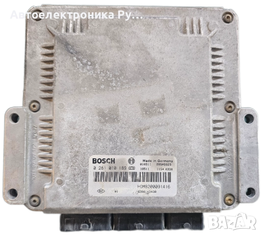 Компютър двигател, 0281010189 ,за RENAULT MEGANE Scenic (JA0/1_) 1.9 dTi (JA0N) (1996 - 2001) 