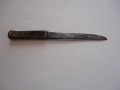 Старинен овчарски нож рогови чирени , снимка 8