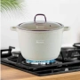 Дълбока тенджера Goldmann GM-0624B с мраморно покритие, 24 см, 6.2 л, индукция, снимка 5