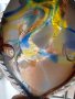 Пепелник Рибка от цветно стъкло 20,5*12,5 см, античен, снимка 9