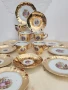 Винтидж чаен сервиз Bondware Foreign – златна декорация, снимка 8