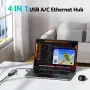 Acer USB-C/USB-A хъб с Gigabit Ethernet и 3 USB порта, снимка 1