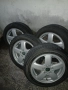 Лети джанти с гуми 15цола 5×100 57.1 шкода оем нови, снимка 18