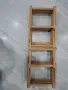 Сгъваема дървена стойка за бутилки, снимка 6