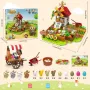 HOGOKIDS Комплект за изграждане на Великденска ферма, 397 части, снимка 5