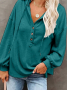 Дамско горнище с качулка Ежедневен свободен едноцветен суичър, 4цвята , снимка 6