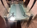 Стъклена маса 130х80см. + 4 стола, снимка 3