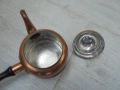 № 8222 стар малък метален / меден чайник   , снимка 3