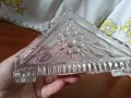 Стар руски кристален салфетник , снимка 4
