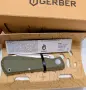 Нож сгъваем GERBER Mansfield Micarta, маслинен; лов, риболов, бушкрафт, къмпинг. Нов, снимка 1
