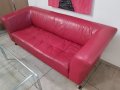 Дизайнерски кожен диван, снимка 8