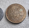 Централна Африка. 5.10,25 ,50 и 100 франка.  5 бройки., снимка 10