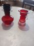 Комплект ваза и свещник , снимка 1 - Вази - 42483231