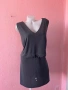L/XL Сива еластична къса рокля (туника), снимка 1