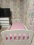 Детско легло с преграда, шкафче и матрак, снимка 4