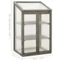 vidaXL Оранжерия, 60x45x100 см, чамово дърво, снимка 6