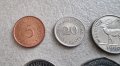 Монети. Мавриций. 5, 20  цента.  1/2 , 1  и 10 рупии. 5 бройки., снимка 2