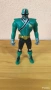 Switch Action Figure Bandai 2010 Power Rangers Green Samurai, снимка 1