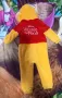 Детски пухен гащеризон мечо пух , снимка 2