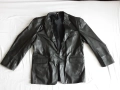 кожено сако, естествена кожа, черно, ново, размер L, снимка 2