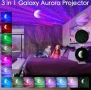 Северно сияние, RGB звездно небе, лазерен проектор, светлина бял шум, снимка 5