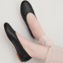 COS - черни обувки от естествена кож №41, снимка 1 - Дамски ежедневни обувки - 22309740