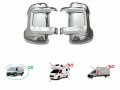 Капачка за огледало хромирана за FIAT Ducato, PEUGEOT Boxer, CITROEN Jumper след 2006, 2 броя, снимка 2